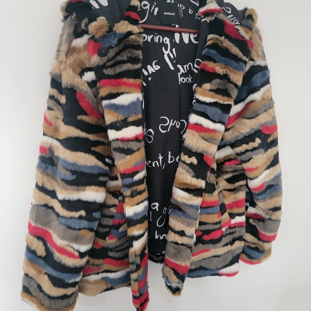 Desigual "fur" jacket.